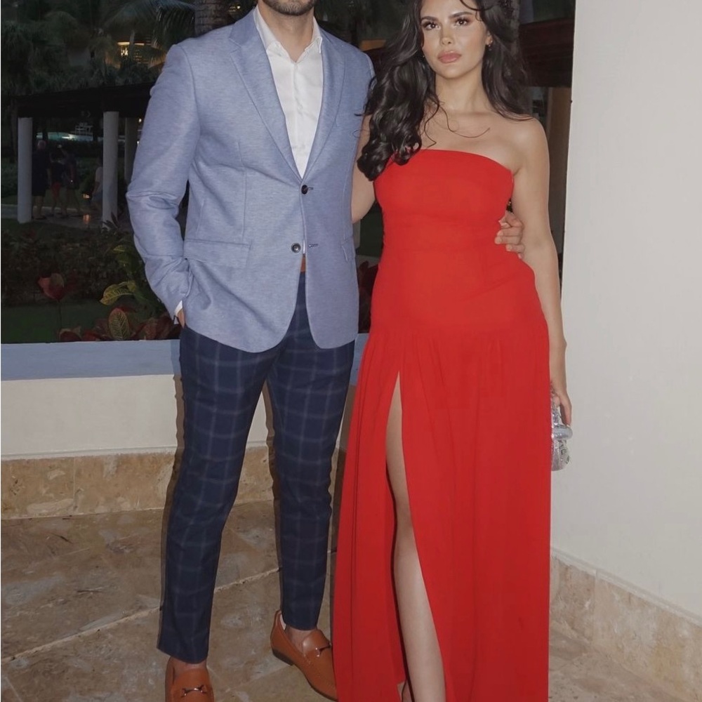 Red dress